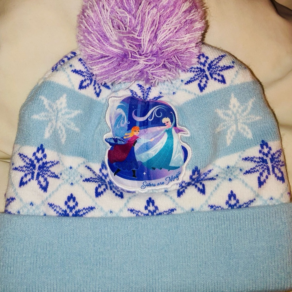 Disney Frozen Toboggan “Sisters are magic” with Elsa Anna Girls kids